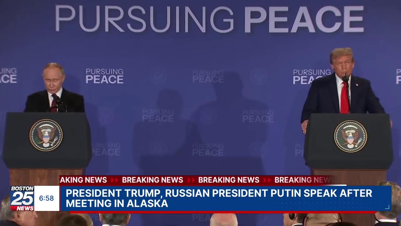 President Trump, Russian President Putin speak after meeting in Alaska