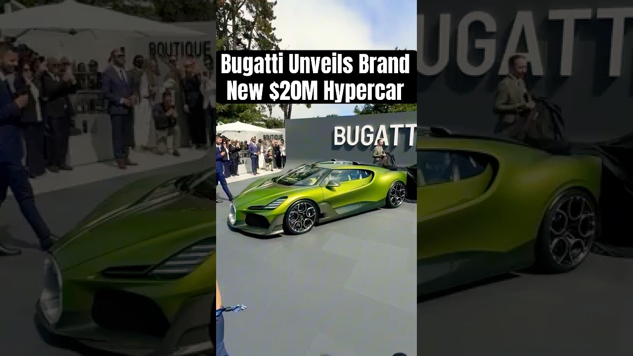 Bugatti Unveils A Brand New $20M Hypercar