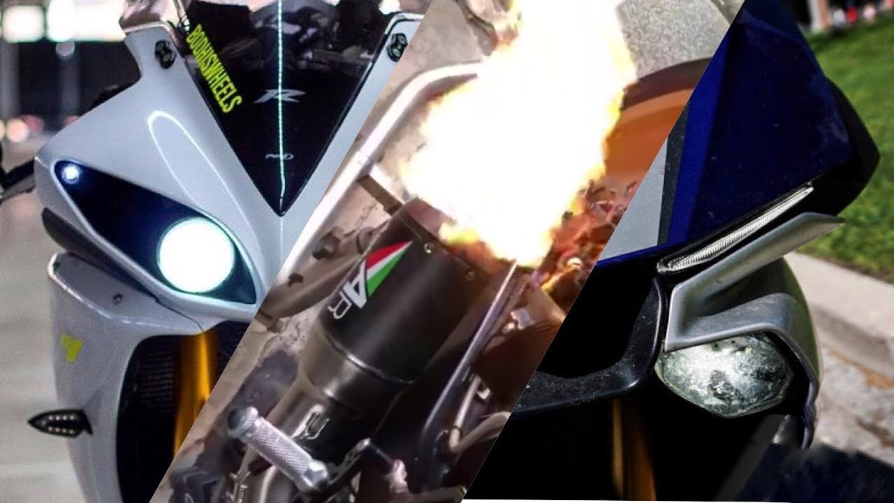 YAMAHA YZF R1 RN22 vs RN32 on Austin Racing Exhaust System Sound. Who makes the loudest sound ?!