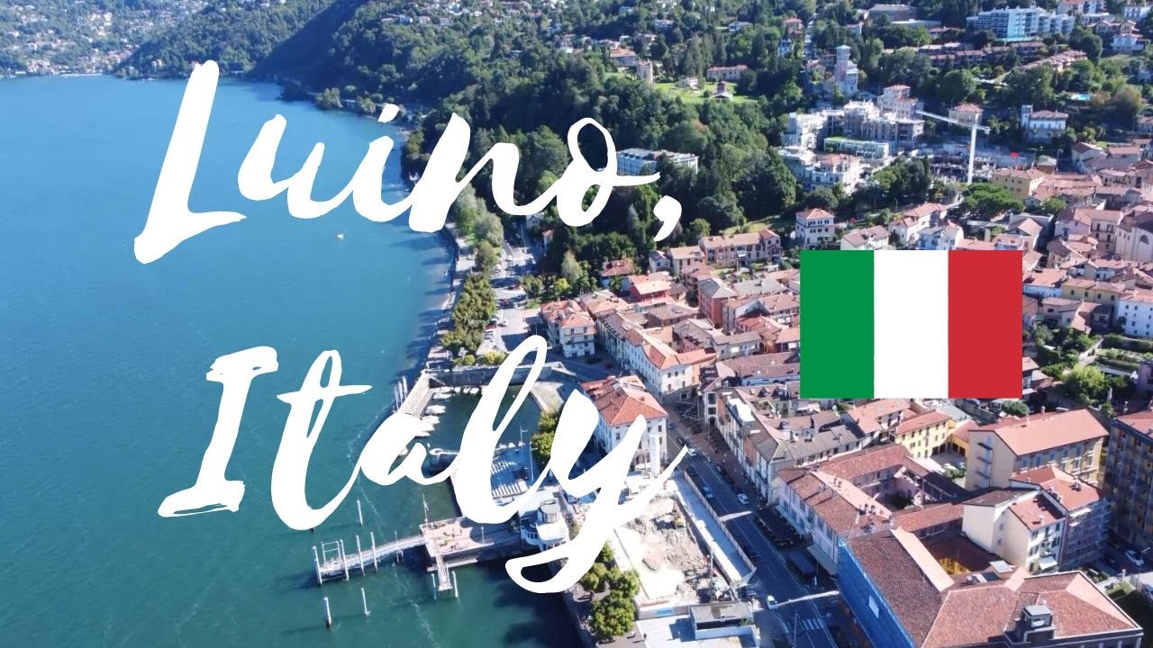 🚤 Luino, Italy Drone Flight Video | World from Above