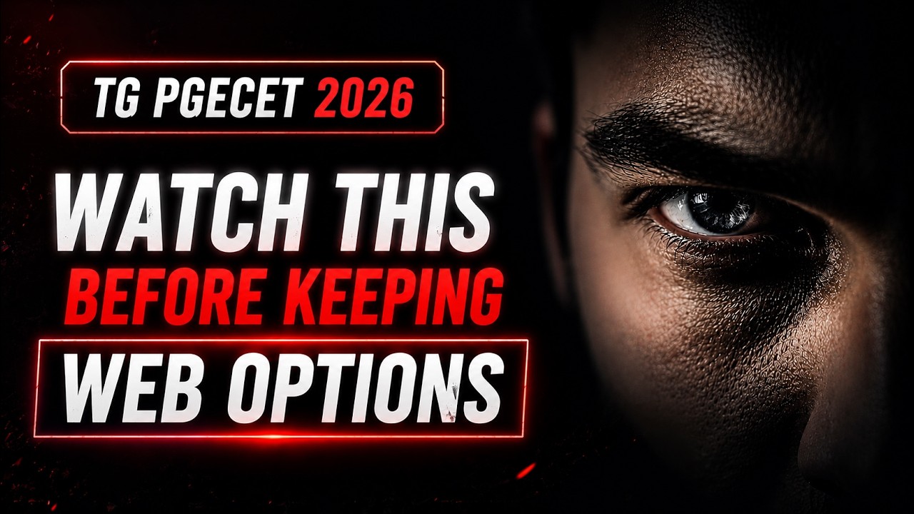 REG vs SF vs NRI Explained &mdash; TG PGECET WEB OPTIONS STRATEGY 2026