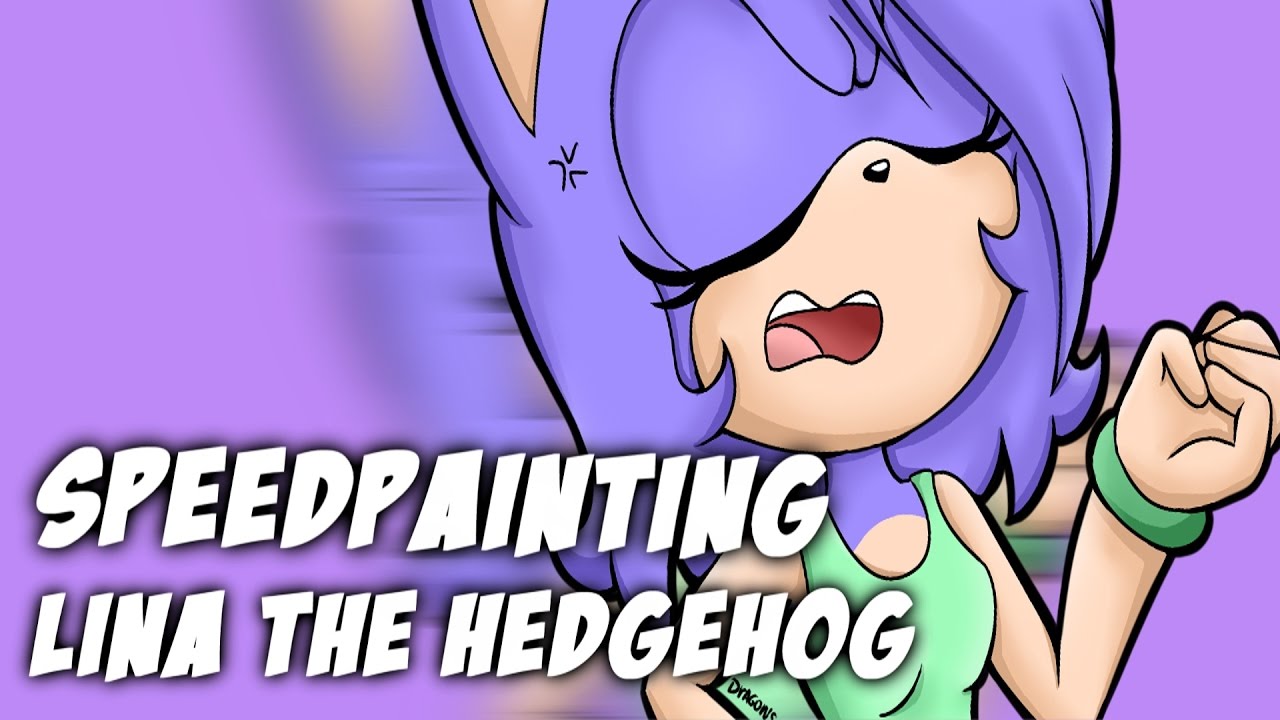 [Speedpainting] Lina the hedgehog