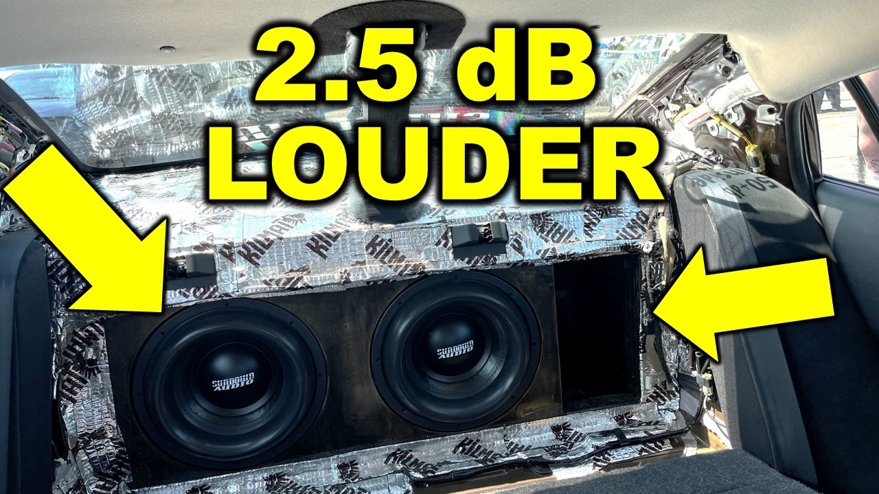 TRUNK SYSTEM GOT LOUDER DOING THIS! 12 INCH SUBS FLEX!!!