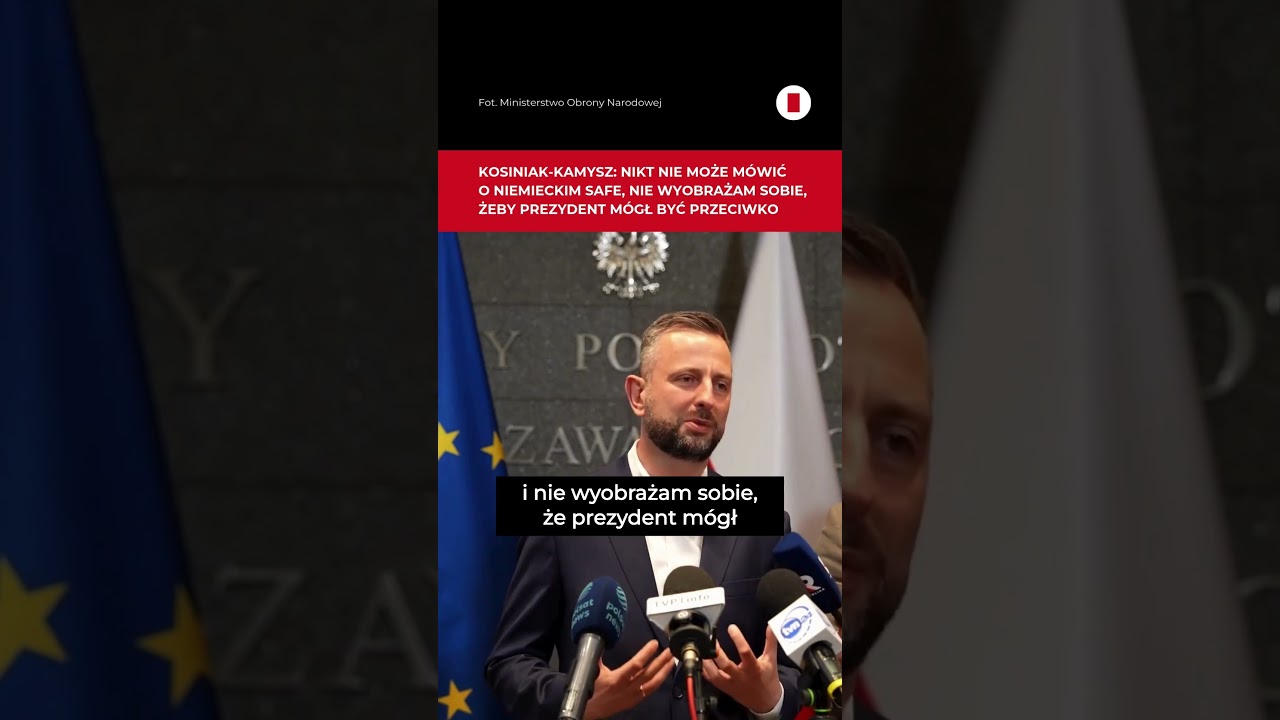 Kosiniak-Kamysz o SAFE: Nie ma żadnej sprawy niemieckiej, to była brednia #shorts