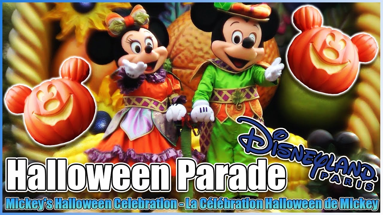 🎃Mickey's Halloween Celebration🌾Harvest Parade Full Version with Intro at Disneyland Paris