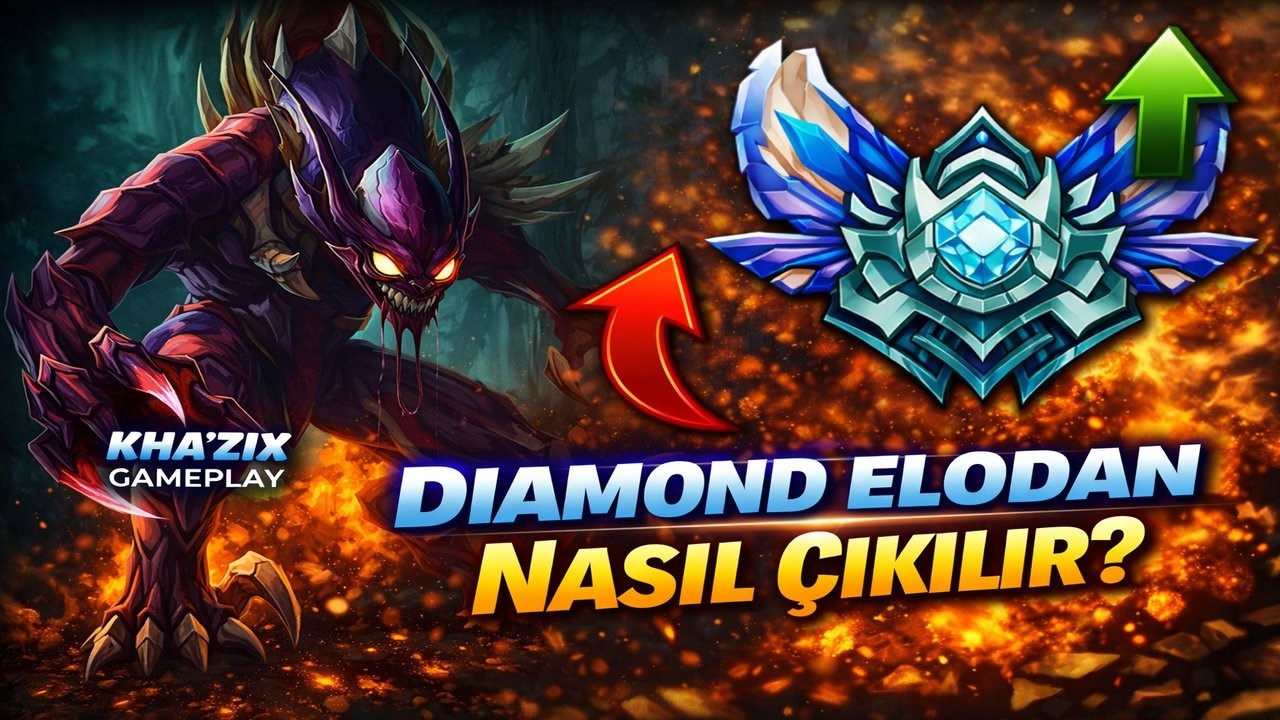 DIAMOND ELO'dan NASIL ÇIKILIR? LANELER KAYBEDERKEN KHA'ZIX GAMEPLAY!