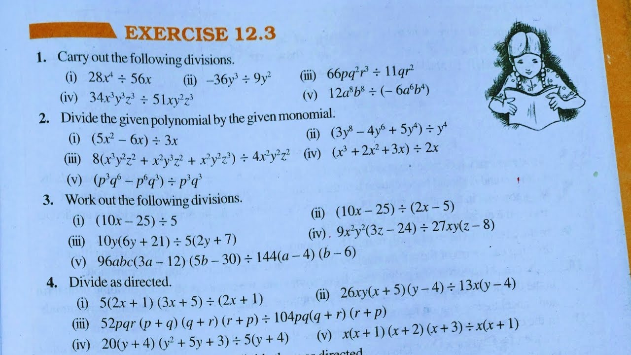 Class 8th maths l Exercise 12.3 l Chapter 12 l Factorisation l Maths l cbse board l Carb Academy