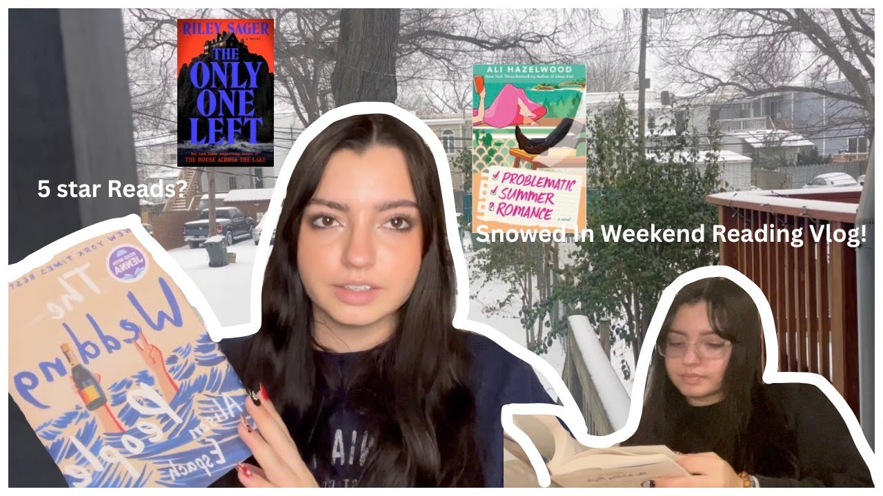 I Was Snowed In For A Weekend So I Read 3 Books | Snowed In Reading Vlog