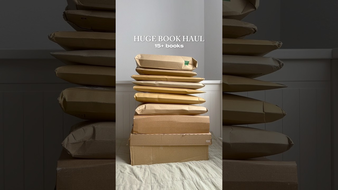 I&rsquo;m going on a book buying ban #booktok #bookhaul #haul #booktube #bookish #bookworm #reading