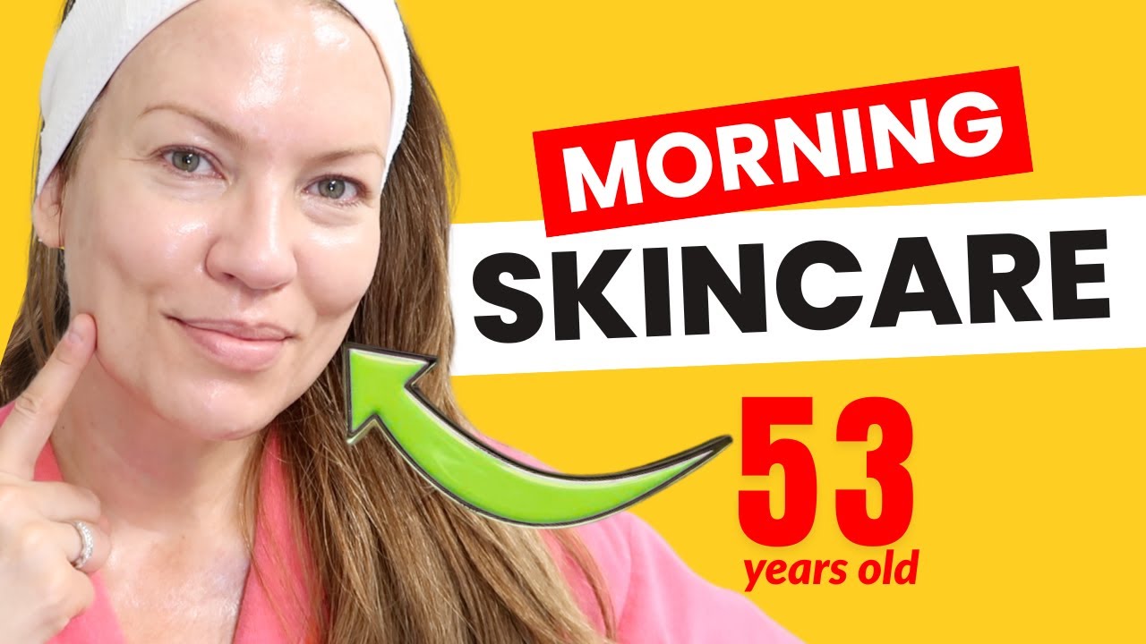 At 53 Years Old, this is one of my FAVORITE Morning Skincare Routines WRINKLES, AGE SPOTS & DRY SKIN