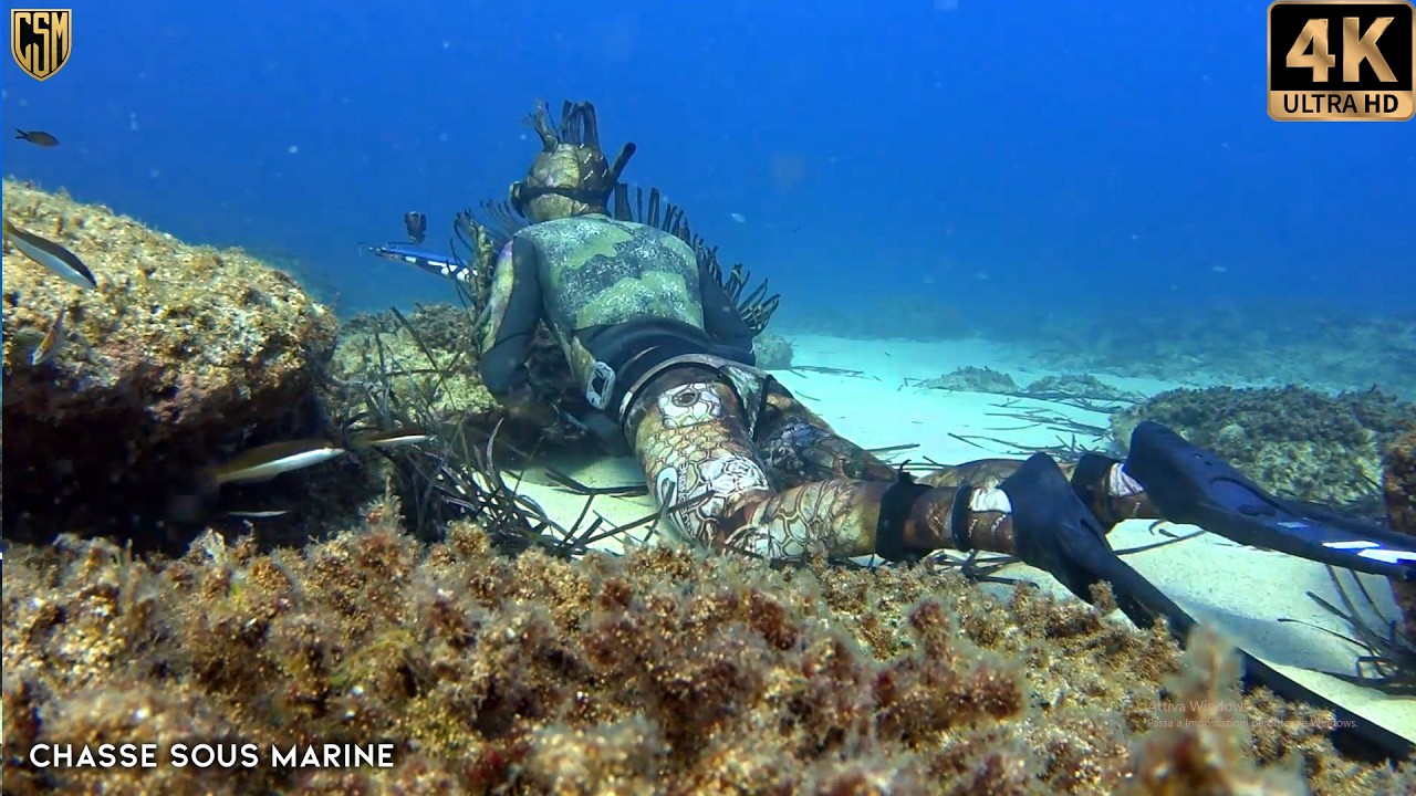 CHASSE SOUS MARINE Dorade Coryphène Géant 😱+12 kg Chasse Denti Peche sous marine Méditerranée