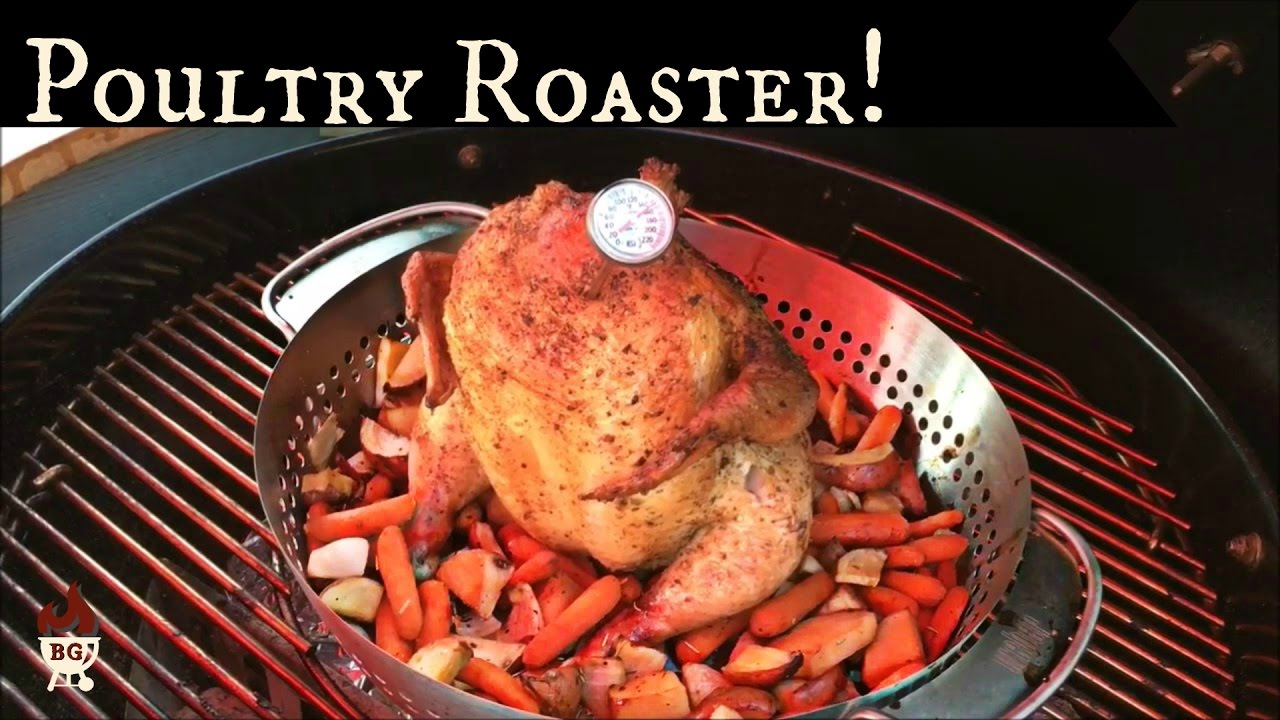 Как запечь курицу на угольном гриле Weber | Weber Gourmet Poultry Roaster | Cowboy Kitchen