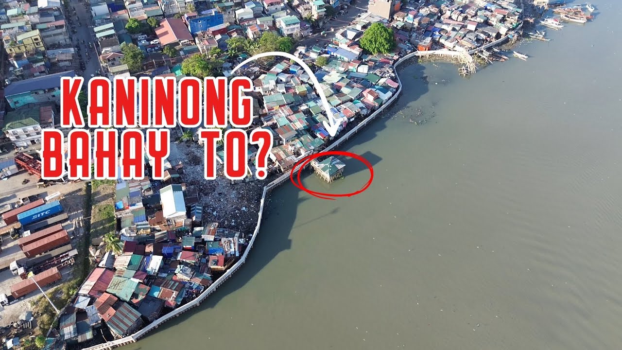 Bahay na nasa ilog na nakatayo!