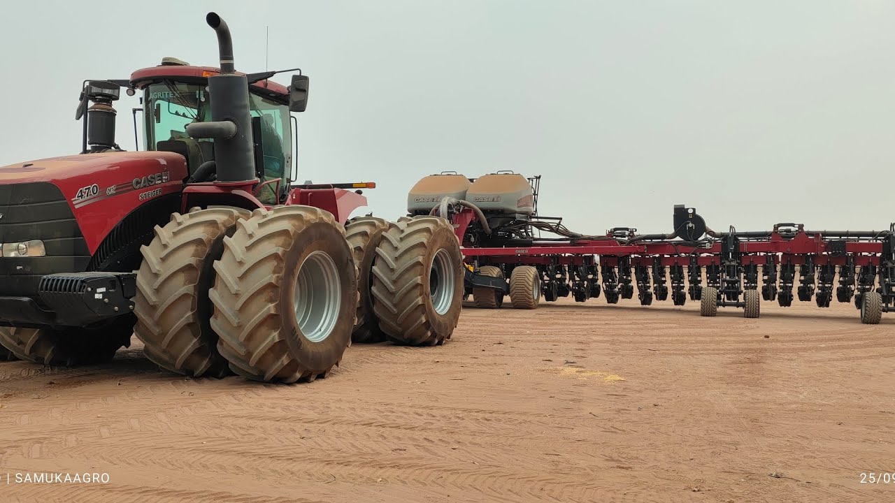 Curso completo para abrir e fechar plantadeira Case Fast Riser 6161