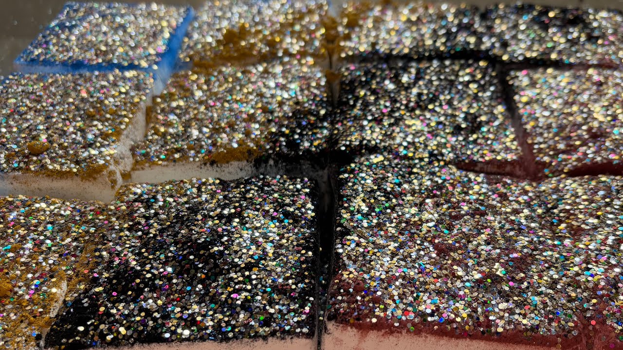 2k celebration video 🥳🫶/pt 01/my fav AGP PB fluffy crispy blocks toped with pigments & ✨/AGP/