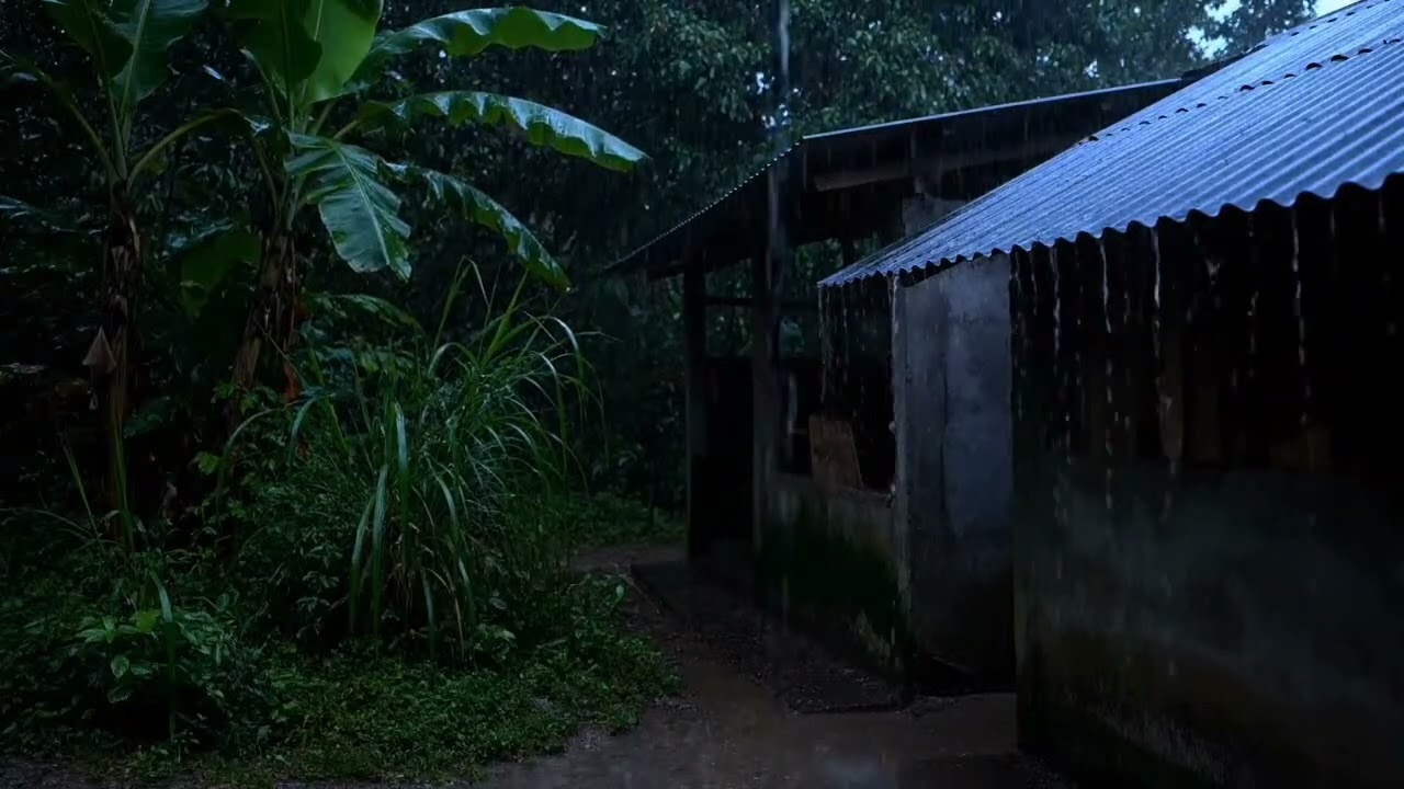 Rain Sound For Sleeping and Insomnia I ASMR, Relaxing