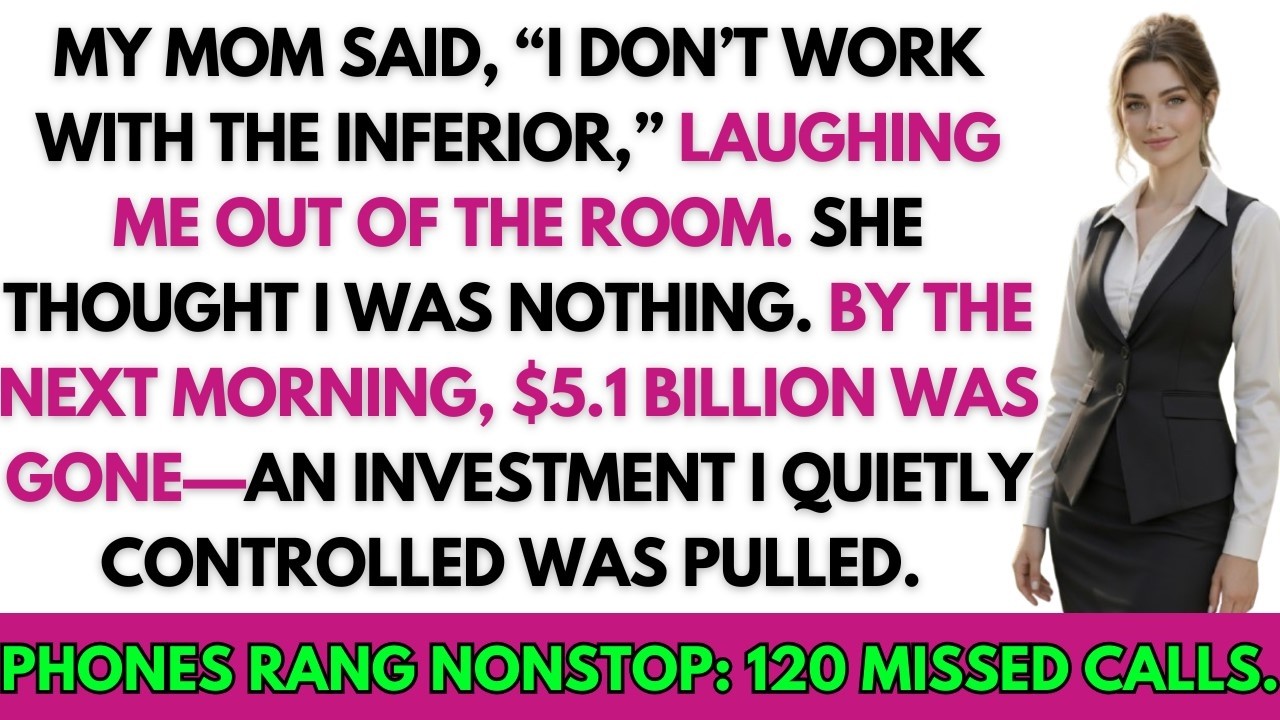 My Mom Said, “I Don’t Work With The Inferior”—By The Next Morning, $5.1 Billion Had Vanished…