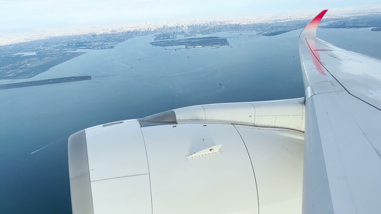 JAL Airbus A350-941 羽田空港 RWY05 離陸