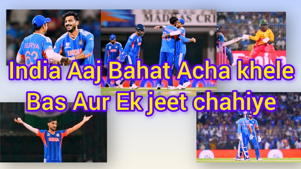 India ko Semifinal jaane keliye Westindies ko harana padega.Arshdeep ki 3 wicket.@LoveCricket025 