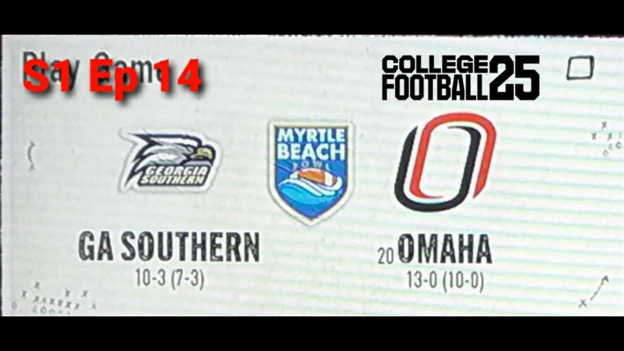 CFB25 S1 Ep 14 Omaha Mavericks Teambuilder Dynasty