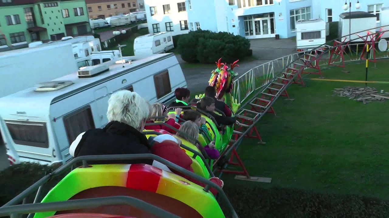 Pacovská pouť 2014 - ATRAKCE BOBOVÁ DRÁHA DRAGON ZA JÍZDY / ATTRACTION BOB TRACK DRAGON ON-RIDE