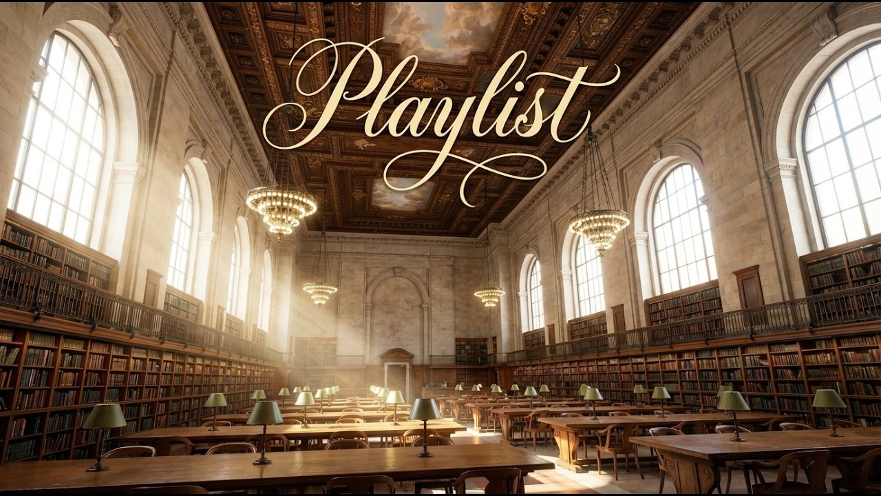 Playlist ☕📖 뉴욕  공립 도서관에서 듣는 카페 재즈 | 공부할 때, 책 읽을 때  | 도서관 감성 카페 재즈 플레이리스트 🎧 Study with Me in NYC