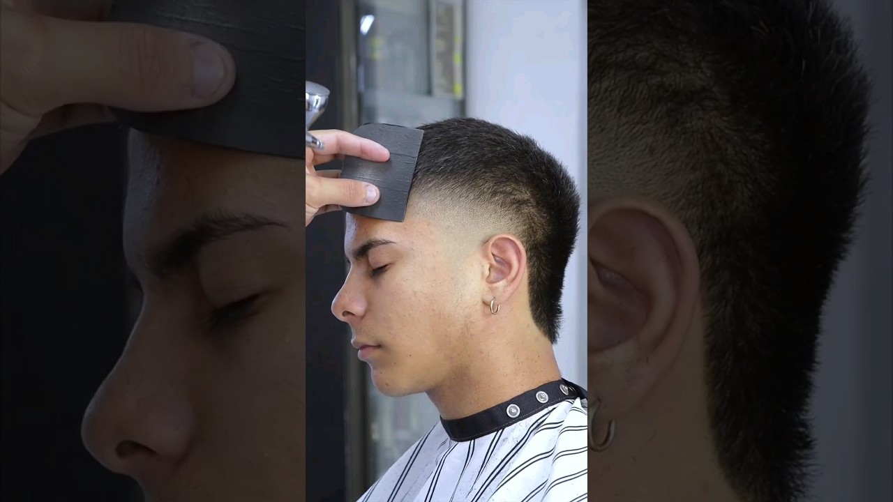 😱El verdadero Corte Mullet Short | Brutal💈✂️Proceso ✅🤑BY➡️@theblackbarbershop 