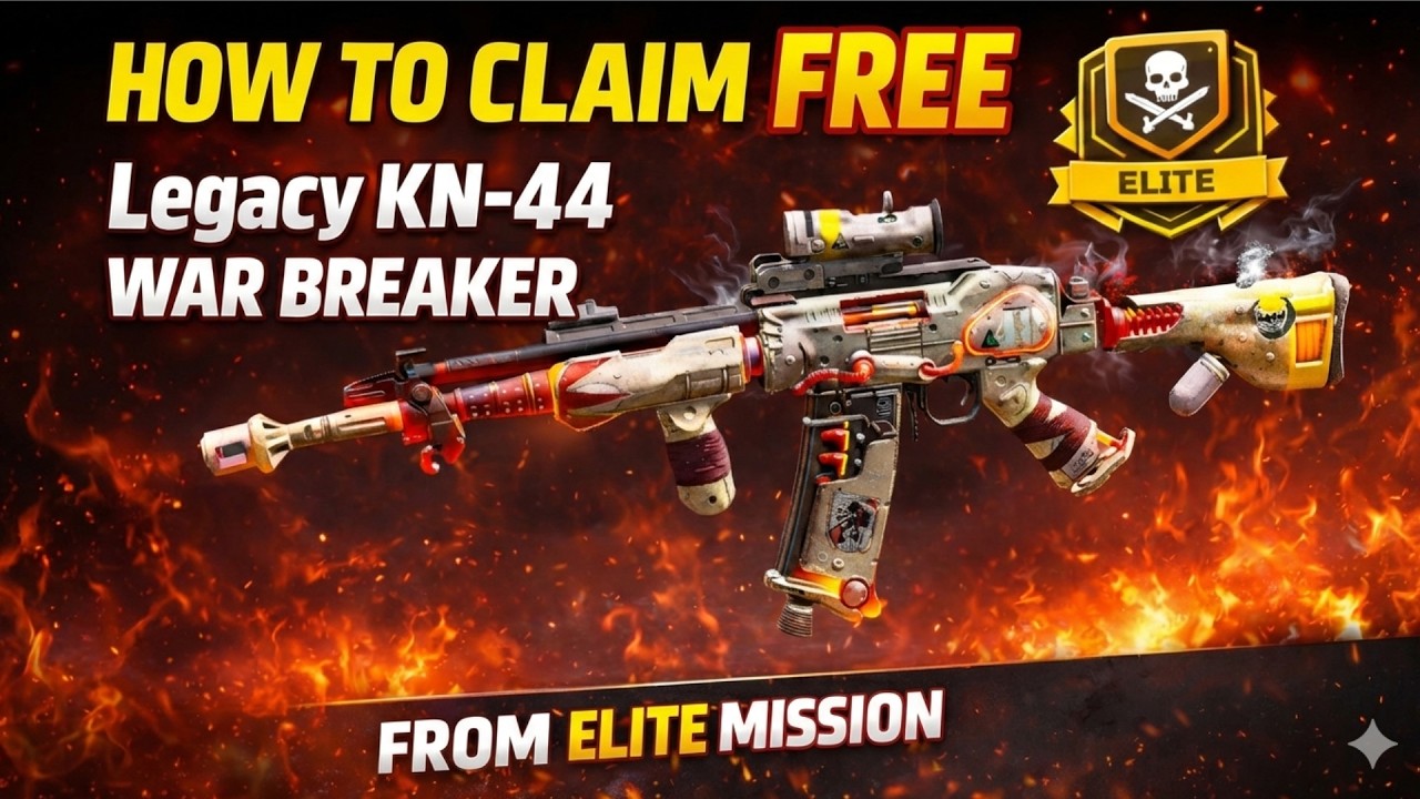 How to Claim FREE Legacy KN-44 War Breaker from Elite Mission | CODM PLR