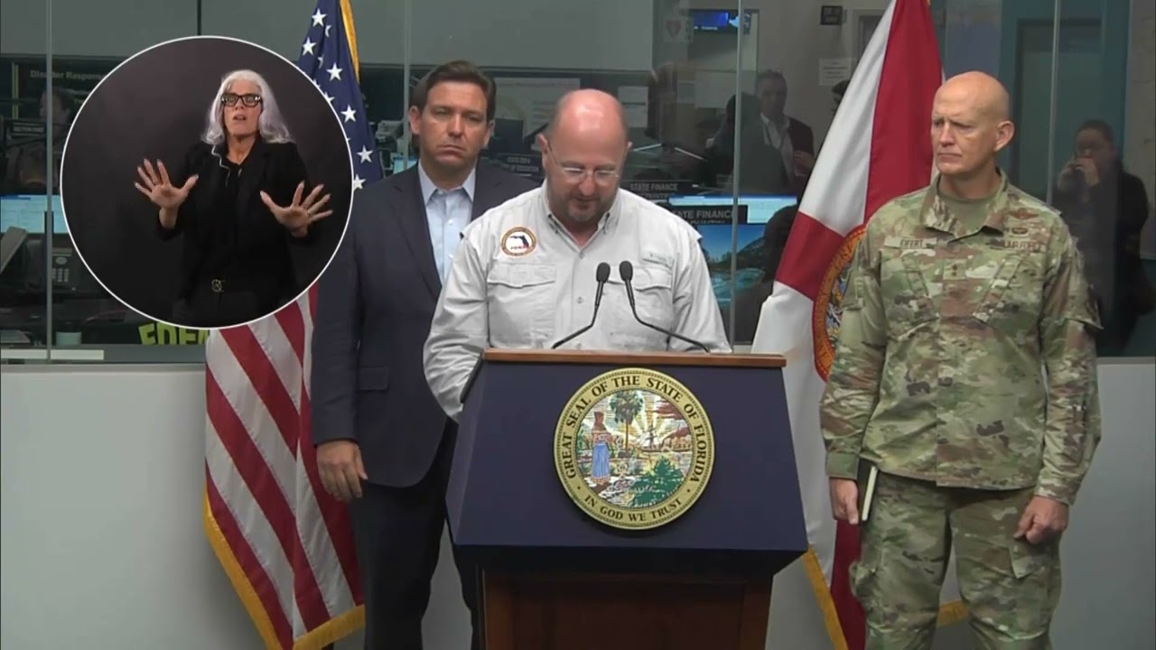 Florida Division of Emergency Management Director Discusses Preparations For Hurricane Ian