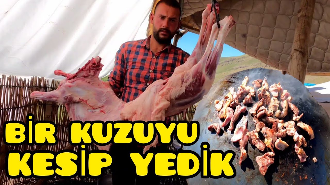 SACDA KUZU ETİ PİŞİRDİK --KUZULARIN YANINA GİTTİM KAÇ GÜNDÜR GÖRMEDİĞİM KÖPEĞİM HIRÇOYU GÖRDÜM( 20 )