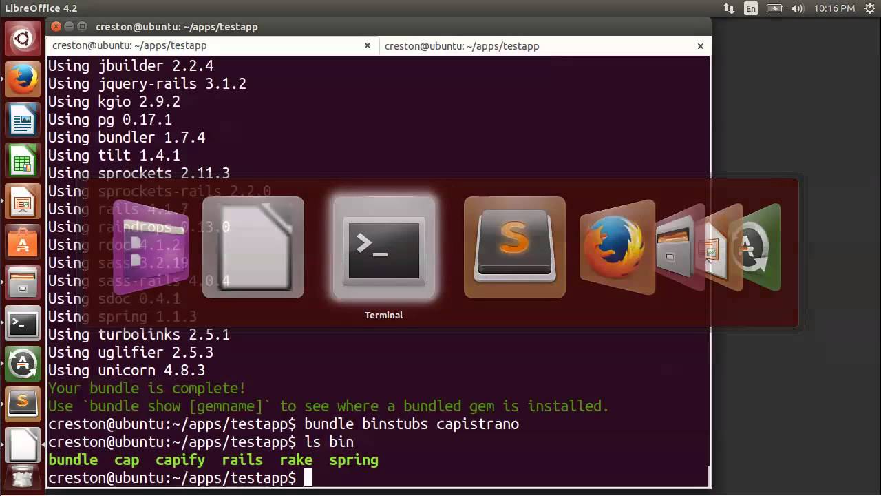 Ruby on Rails 4.1 Ubuntu 14.04 Server Deployment