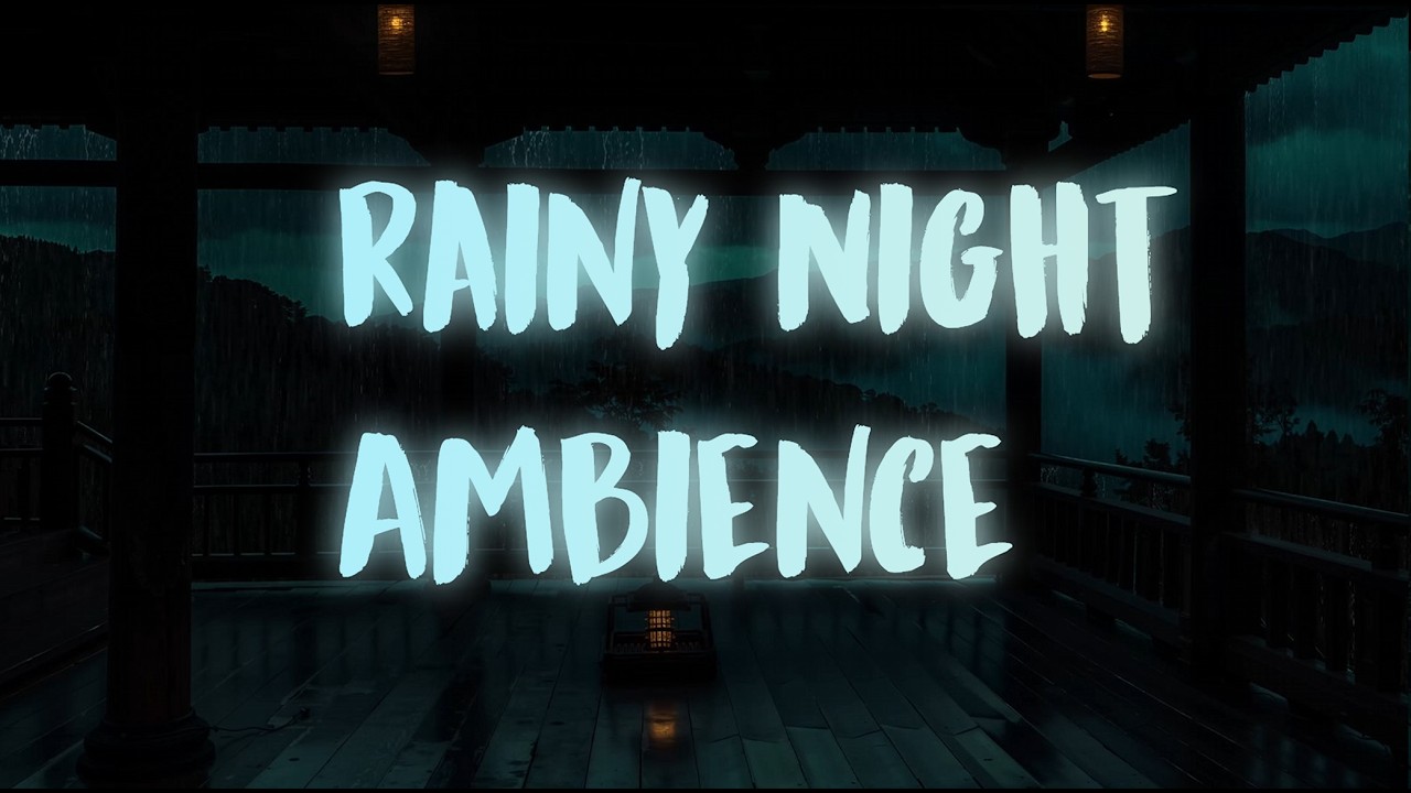 Rainy Forest Night 🌧️ Deep Sleep Ambience for Insomnia & Stress Relief