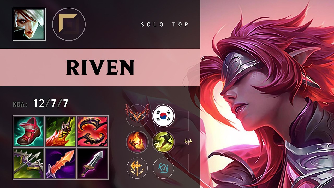 Riven Top vs Olaf - KR Grandmaster Patch 26.14