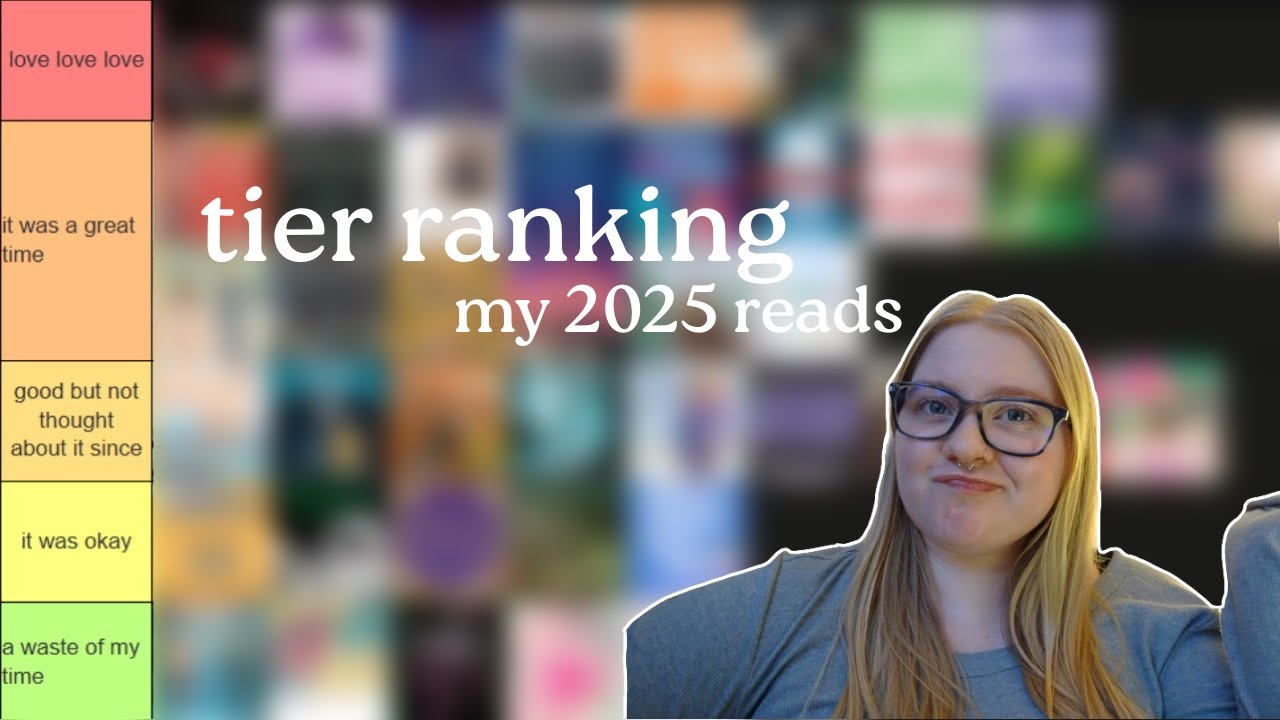 Tier ranking my 2025 reads
