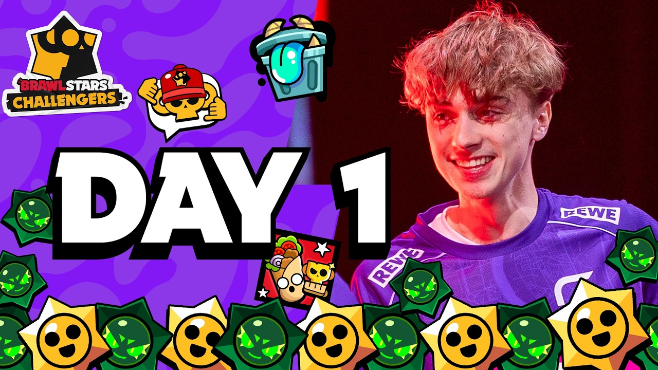 🔥WIELKI FINAŁ CHALLENGERS BRAWL STARS - DZIEŃ 1🔥 KIBICUJEMY POLAKOWI🇵🇱