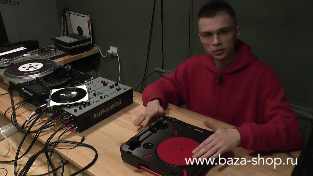 Обзор проигрывателя винила Numark PT01 Scratch