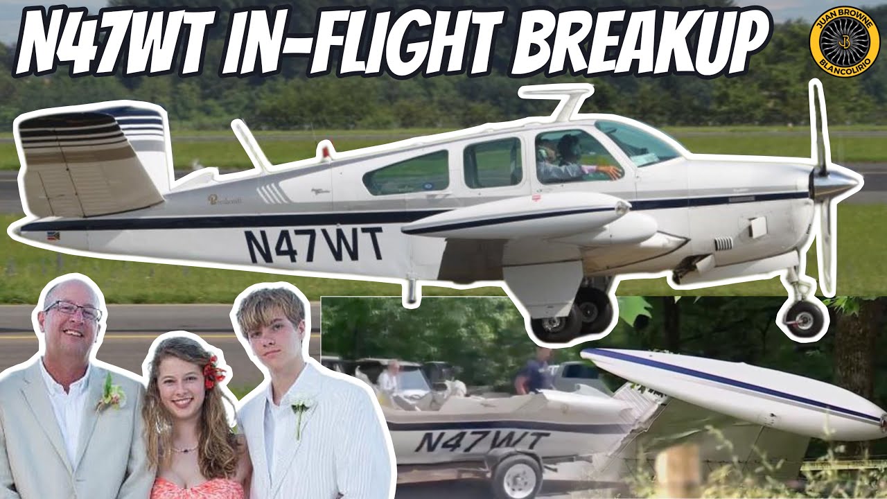 Разрушение конструкции самолета N47WT V-35 Bonanza в полете