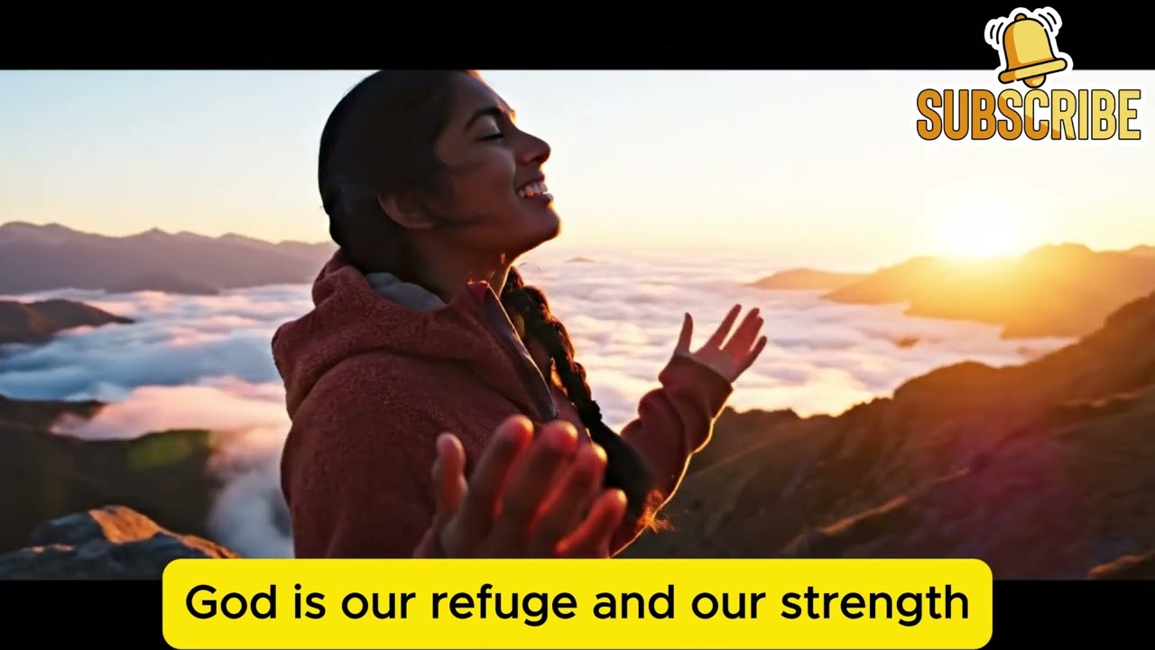 God Is Our Refuge and Strength | A Calm Bible Verse for Hard Times | Psalm 46:1