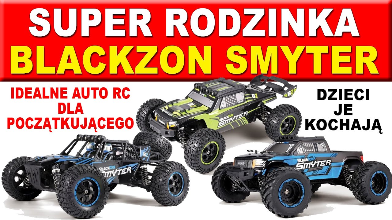 BlackZon Smyter MT DB DT idealny tani samochód RC do 500 zł na start - porównanie i jazdy modeli