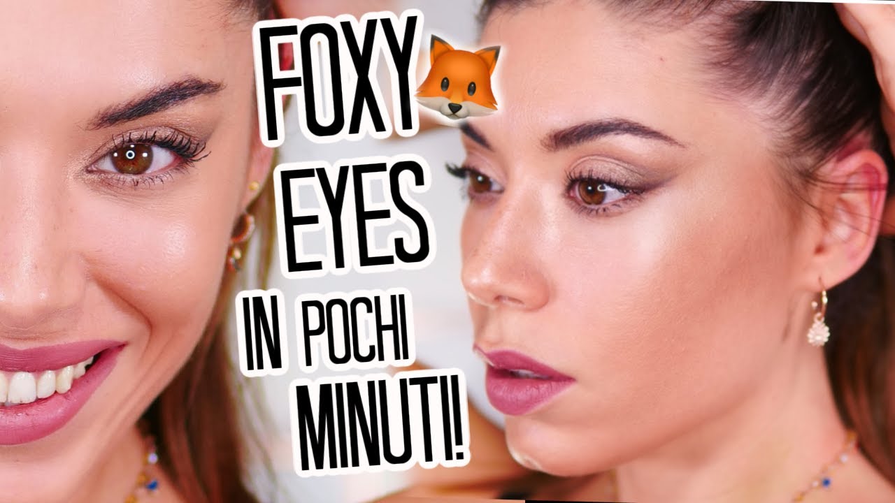 FOXY EYES 🦊 MAKEUP TUTORIAL PER ALLUNGARE GLI OCCHI IN POCHI MINUTI!!! | Adriana Spink