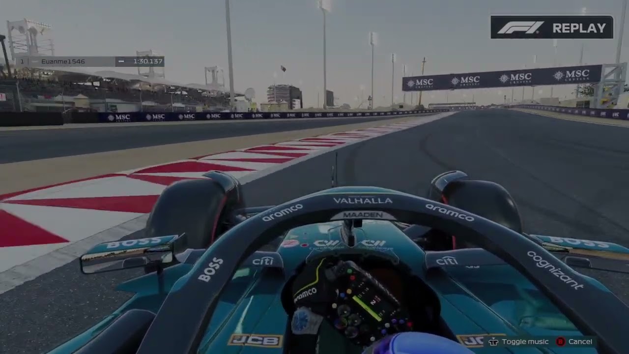 First time abs off at bahrain 1.30.137