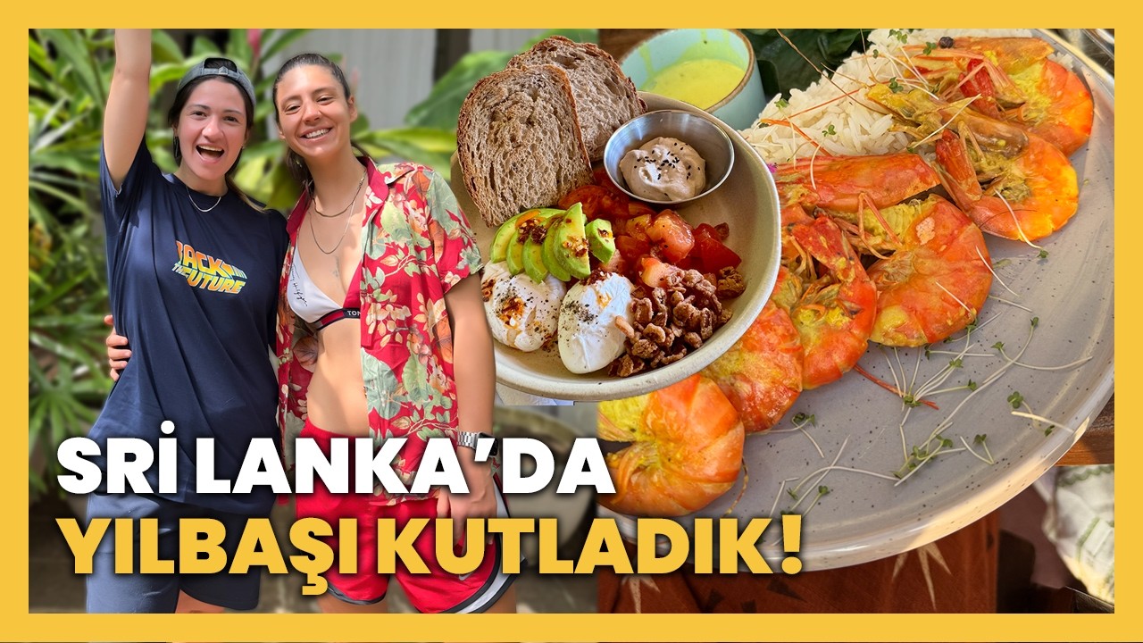 Sri Lanka'da Yılbaşı I Karetta Karetta Yumurta Bıraktı! #srilanka #kareta #travel #vlog