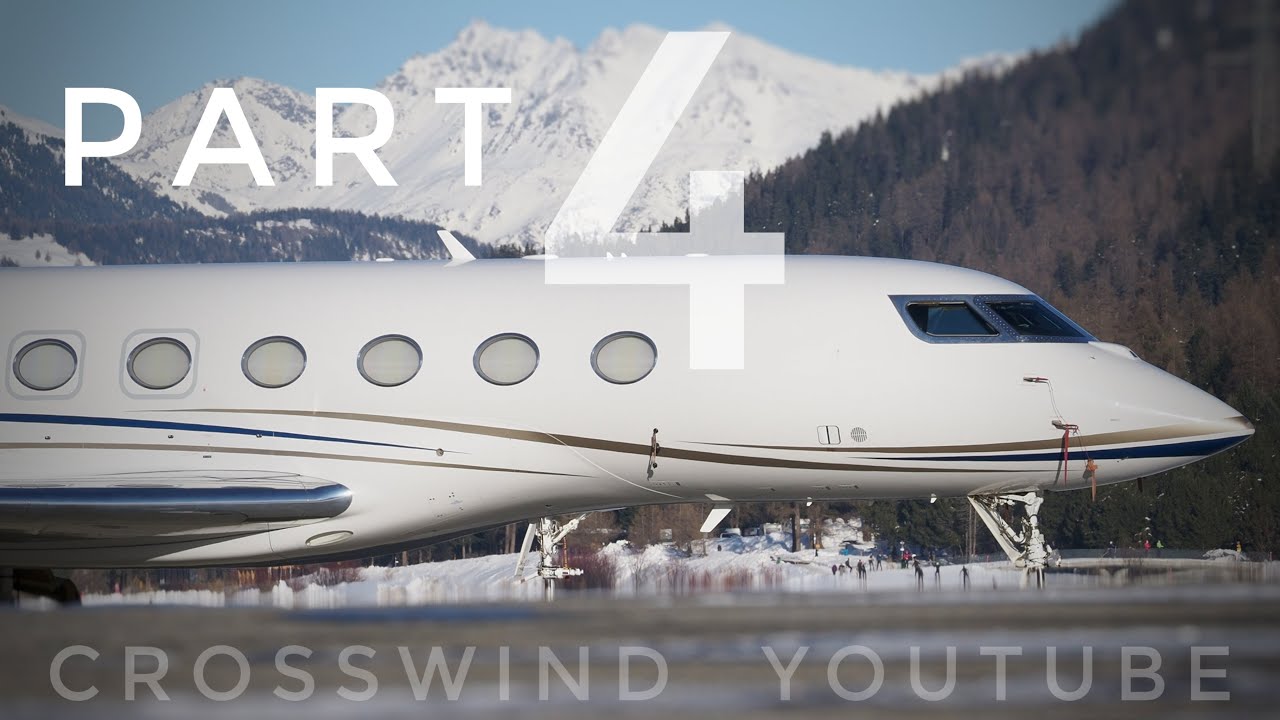 Snowy Samedan Engadin Airport | Aviation Action | 02.01.2020 Part 4