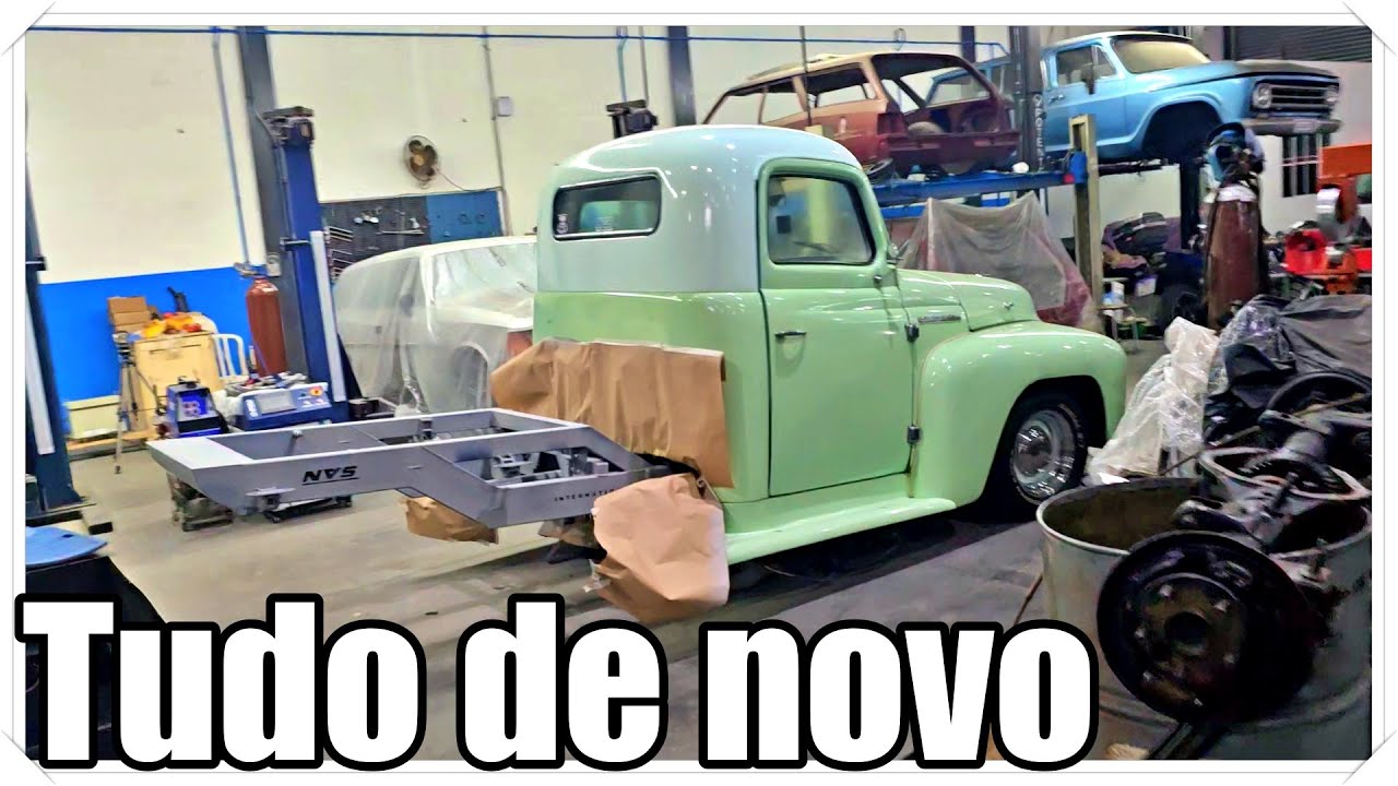 #18 International desmontamos tuuuudo de novo para dar acabamento na obra de arte