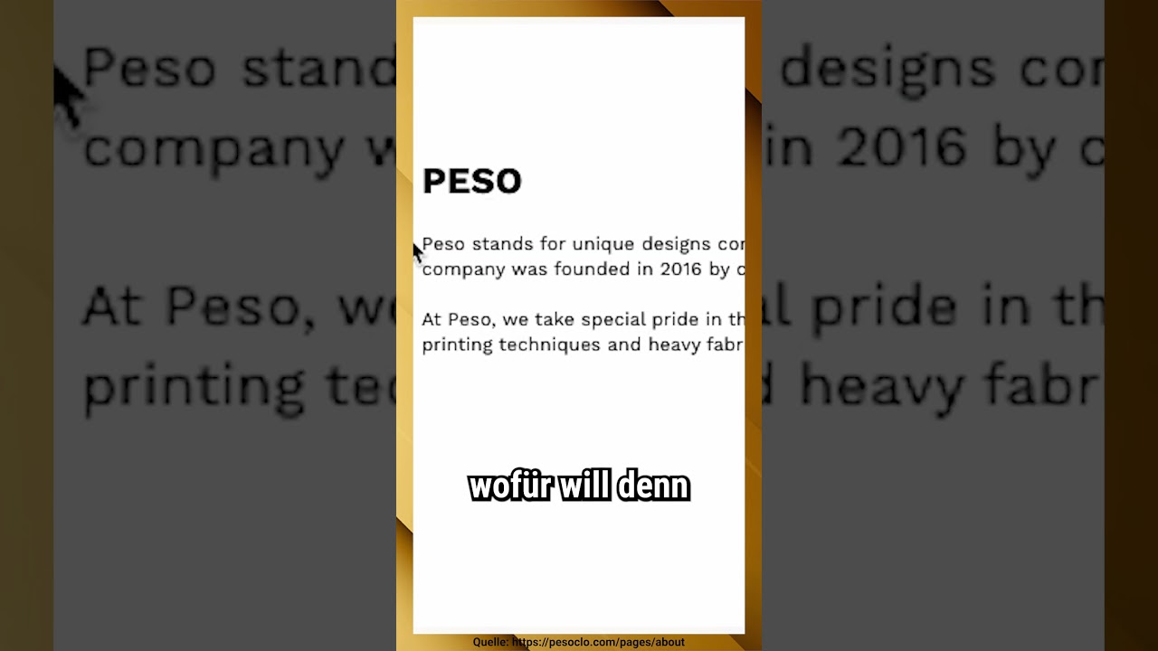 Das hat Justin beim Relaunch von Peso vergessen 🤓 #shorts #peso #justinfuchs
