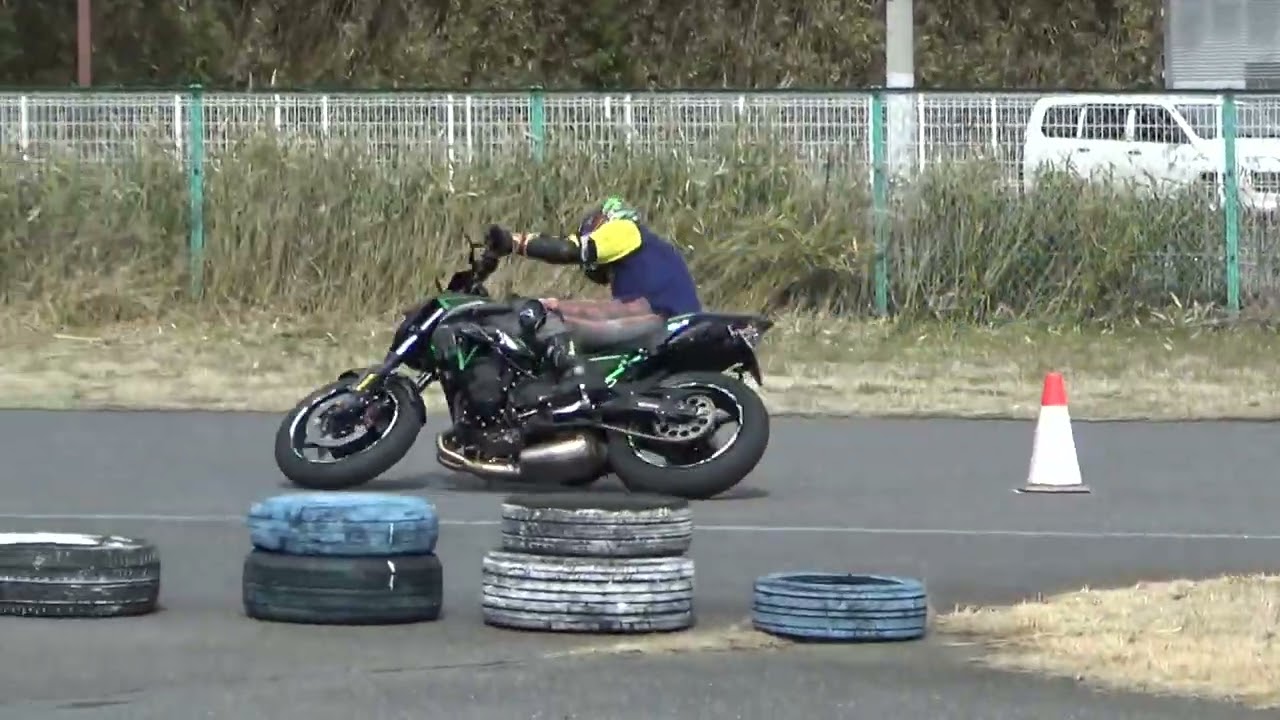 2026 03 01 関東事務茶屋杯1戦 A級 作田 H1 Z650 Motogymkhana