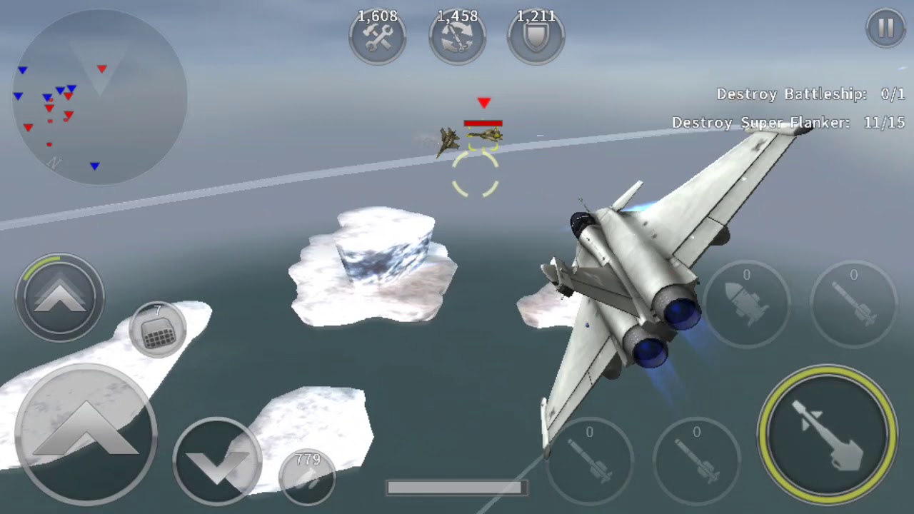 Rafale destroy super flanker & battleship gunship battle: Act03 Epiaode-19 Mission-04