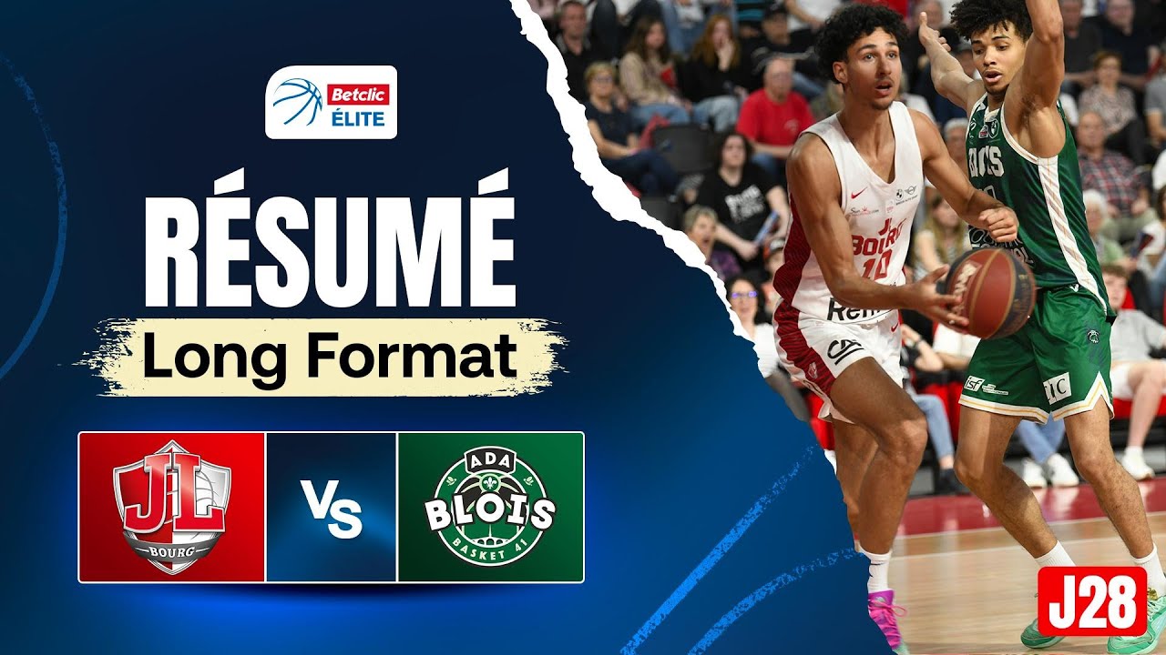 Brice Dessert ARRACHE TOUT - Bourg-en-Bresse vs Blois - R&eacute;sum&eacute; - Betclic Elite J28