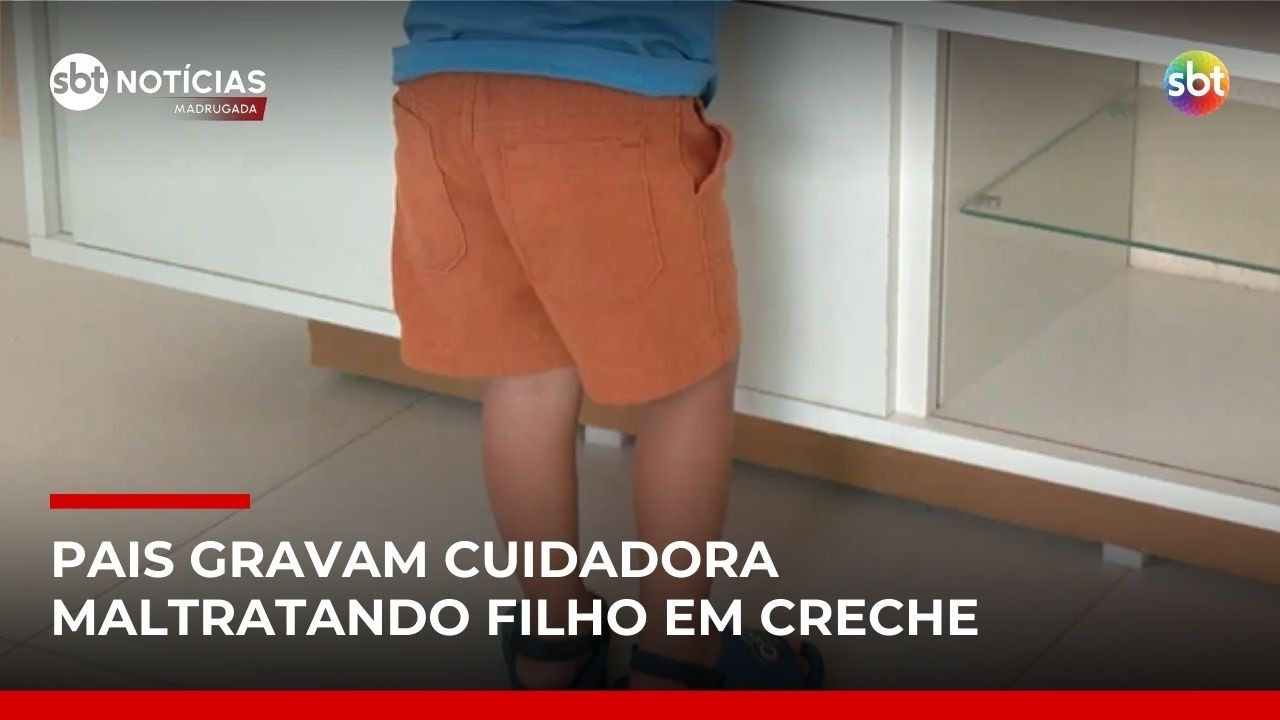 “Pode morrer de chorar”: mãe flagra maus-tratos em creche ao usar gravador | #SBTNotícias
