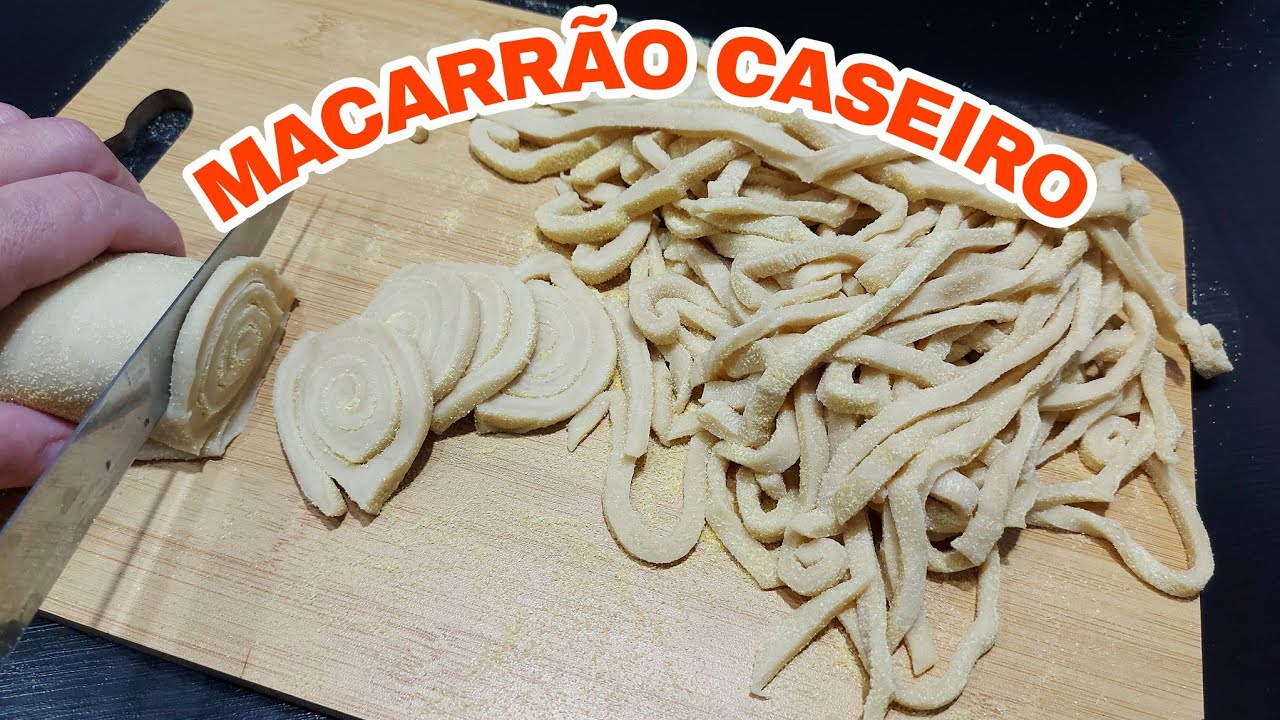 FEITO &Agrave; M&Atilde;O - Fa&ccedil;a o MELHOR macarr&atilde;o CASEIRO / At&eacute; quem n&atilde;o cozinha consegue